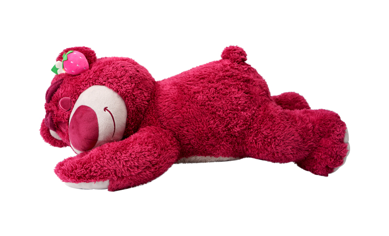 迪士尼睡顏草莓熊毛毯公仔